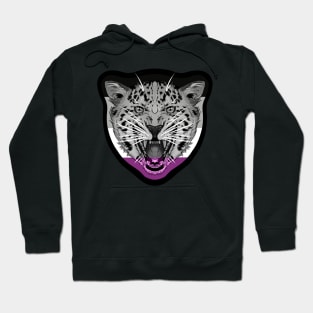 illustrated Jaguar pride series ace pride flag Hoodie